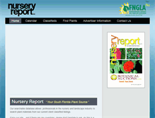 Tablet Screenshot of nursery-report.com